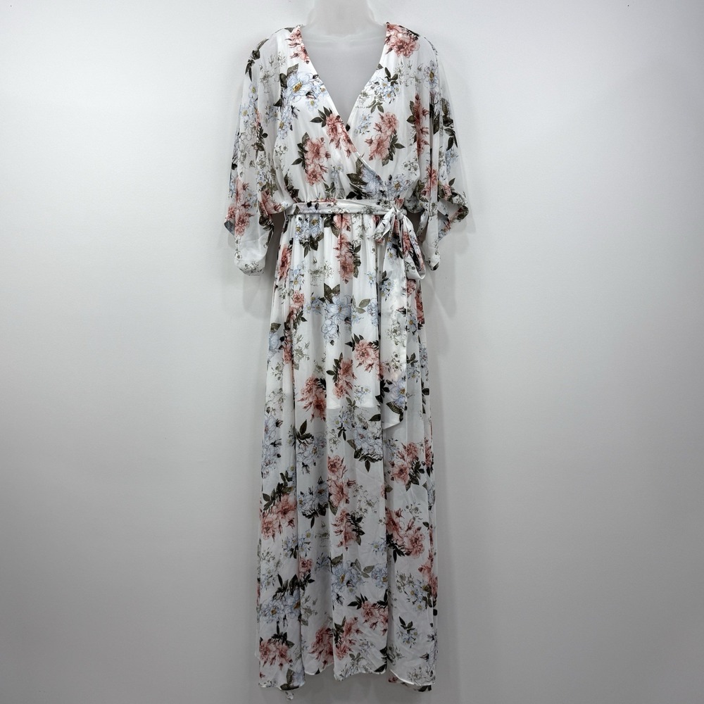 Baltic Born Kia Kimono Maxi Dress XL Floral NWT Romantic Ethereal Boho Cottage